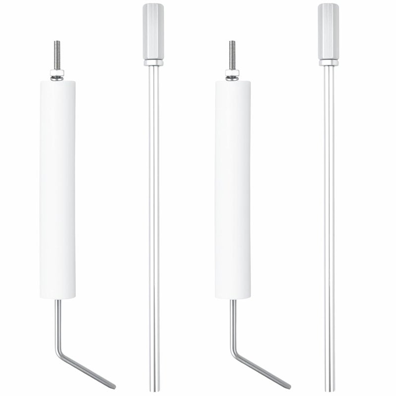 BKIFU 5780 Electrode Insulator Replacement Assembly Fits for Beckett Oil Burner Fits for AF, AFG, AR, SF and SR Burner with Blast Tube up to 9", 2-Pack - Image 1